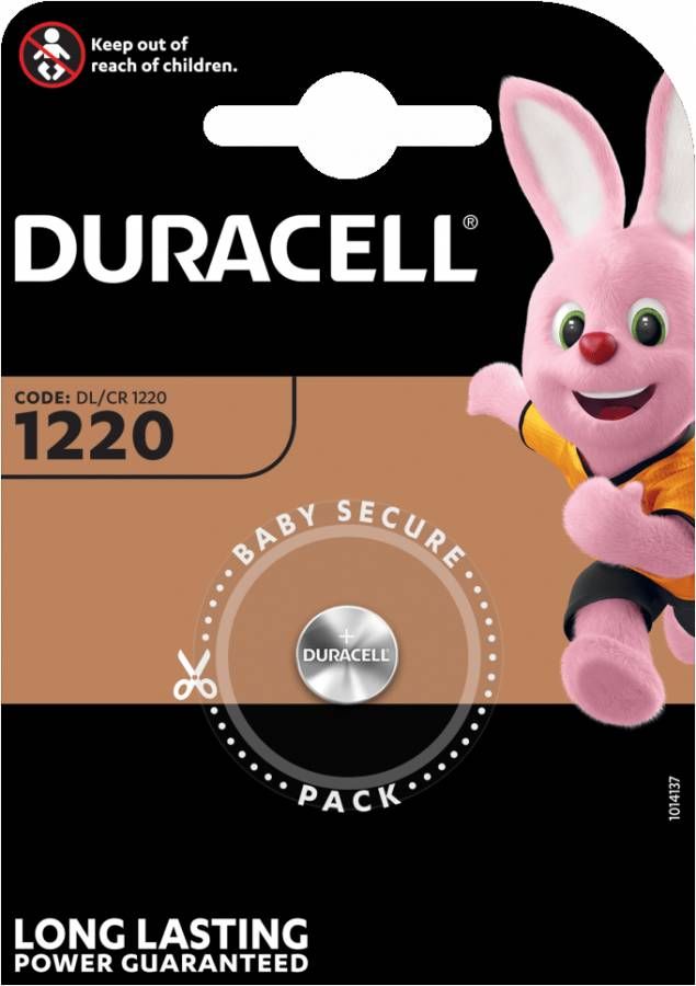 Duracell Batterij Dl1220/Cr1220 3v Lithium Per Stuk