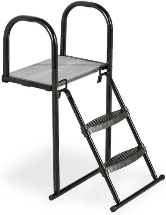 EXIT trampoline platform met ladder voor framehoogte van 50 65cm