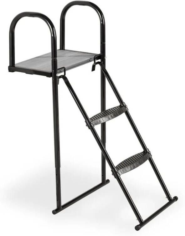 EXIT trampoline platform met ladder voor framehoogte van 80 95cm