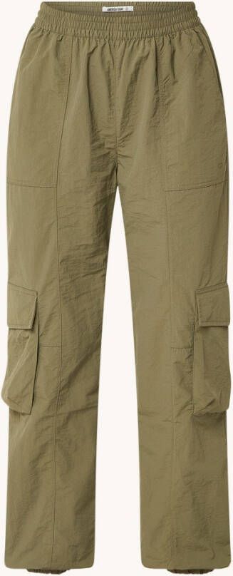America Today Perry high waist tapered fit cargobroek