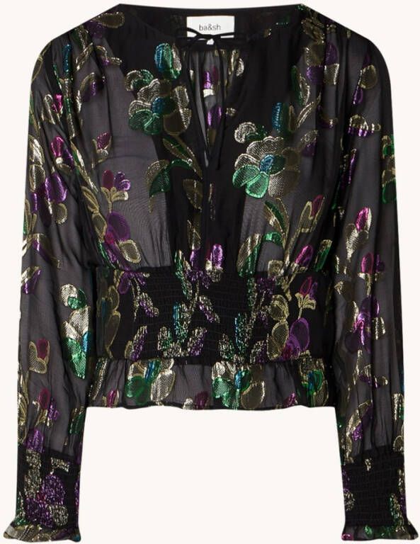 BA&SH Angelo top zwart 1E23Ange , Zwart, Dames
