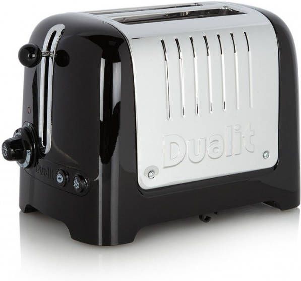 Dualit Lite Gloss 2 slots Zwart P&p