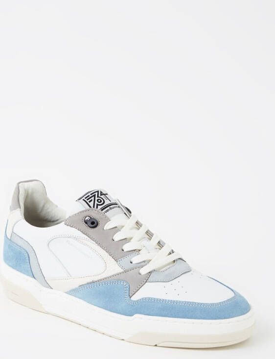 Floris van Bommel De Dunker 03.05 sneaker met nubuck en suè, de details