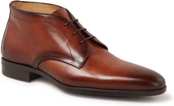 Giorgio Scandicci Schoen Leer , Bruin, Heren