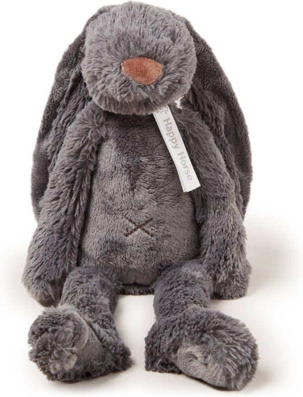 Happy Horse donkergrijze Rabbit Richie knuffel 38 cm