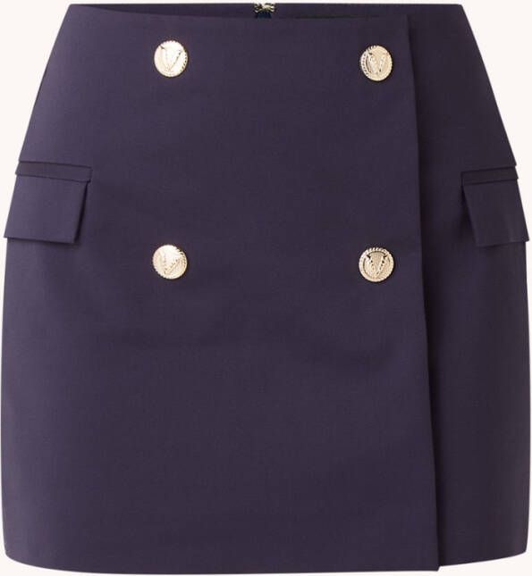 JOSH V Juno minirok met sierknopen