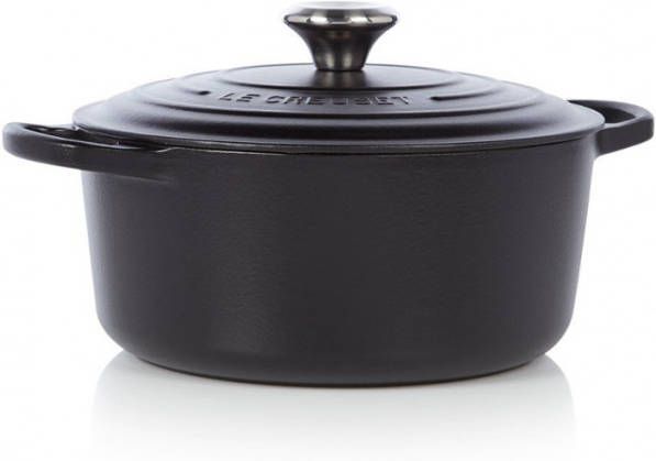Le Creuset Braadpan Rond Gietijzer Ø 24 cm Mat/Zwart