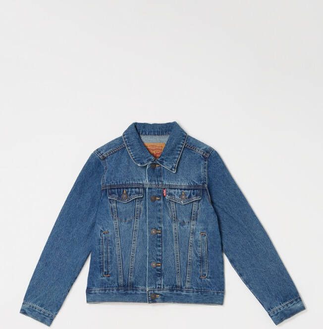 Levi's Denim jasje met tasken en knoppen Metal , Blauw, Heren
