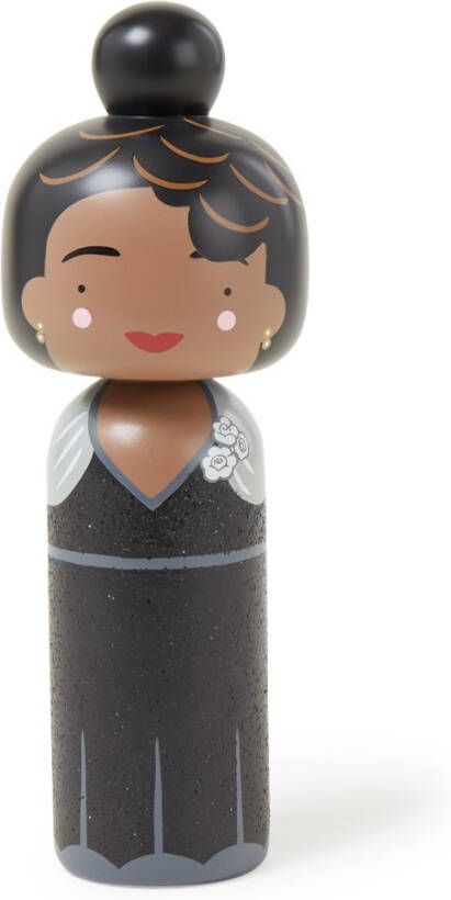 Lucie Kaas Ella Fitzgerald Kokeshi Doll 14, 5 cm