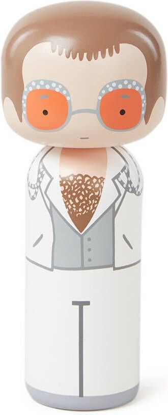 Lucie Kaas Elton John Kokeshi Doll 14, 5 cm