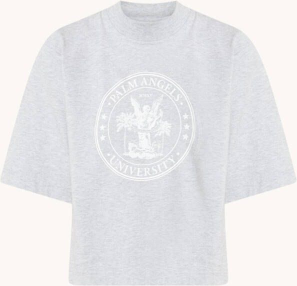 Palm Angels Cropped T shirt met logoprint