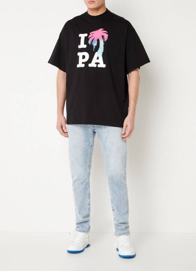 Palm Angels I Love T shirt met print