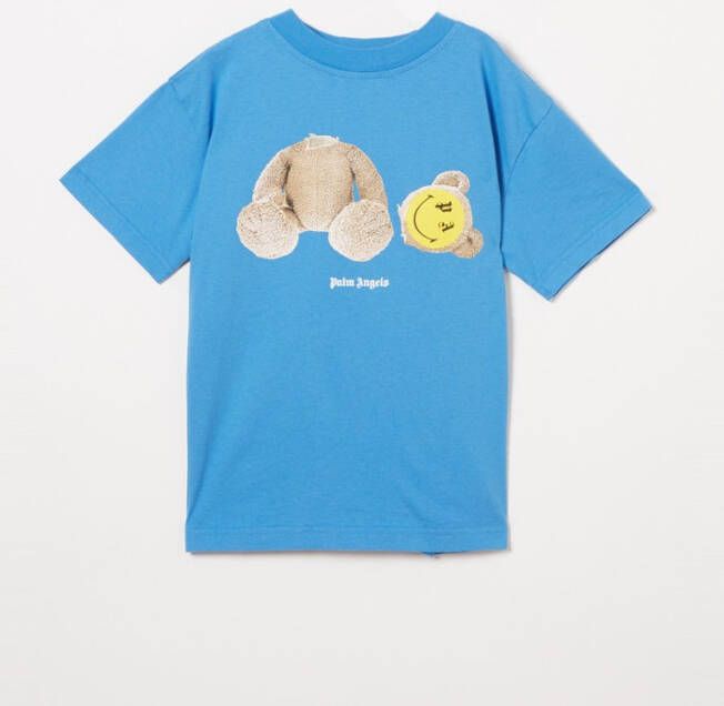 Palm Angels Smiley T shirt met logoprint