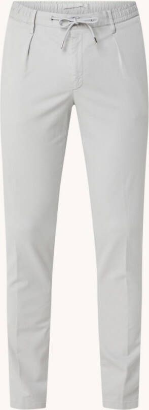 Profuomo Skinny fit chino in lyocellblend met steekzakken