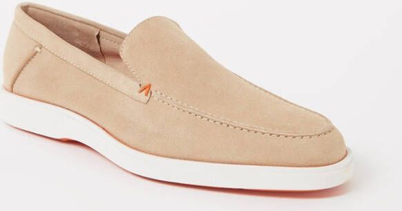 Santoni Instappers & Slip ons Bruin Heren
