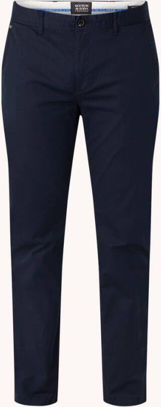 Scotch & Soda slim fit broek Mott met biologisch katoen night