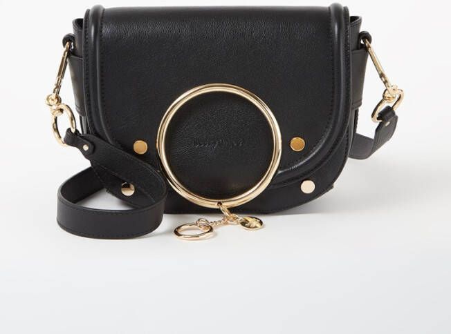 See by Chloé Demi Bag in Black Leather , Zwart, Dames