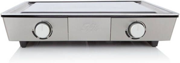 Solis Teppanyaki At Home 795 Grill Apparaat Teppanyaki Bakplaat Zilver