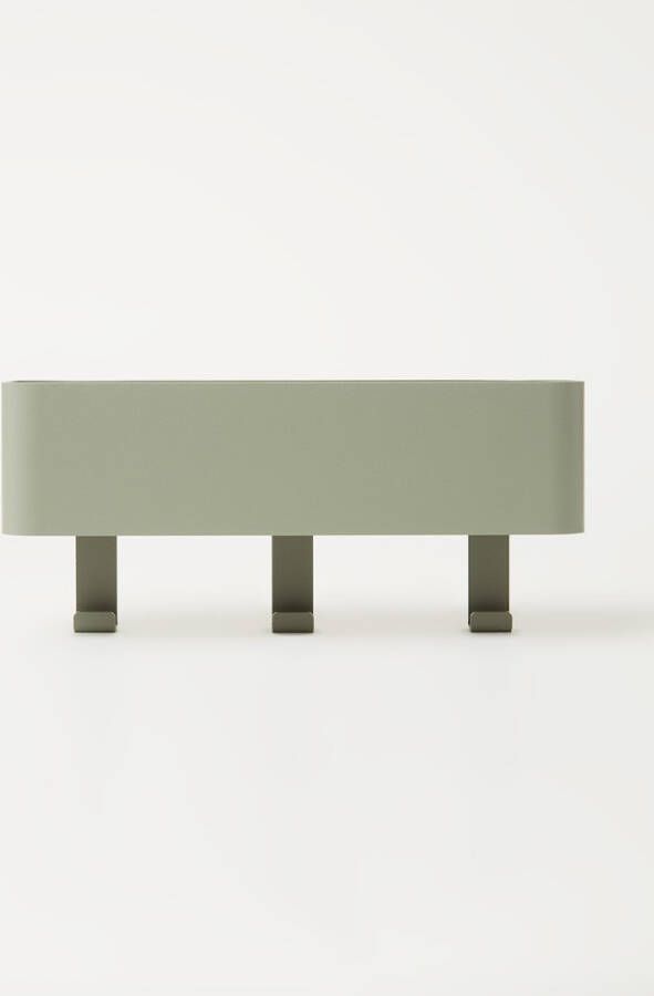 Huisenthuis.nl Kapstok Raaf Groen 3 haaks