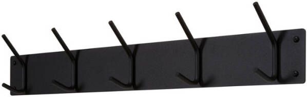 Spinder Design Fusion Kapstok met 5 Haken Zwart
