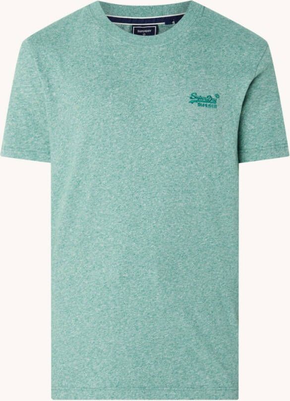 Superdry gemêleerd basic T shirt bright green grit