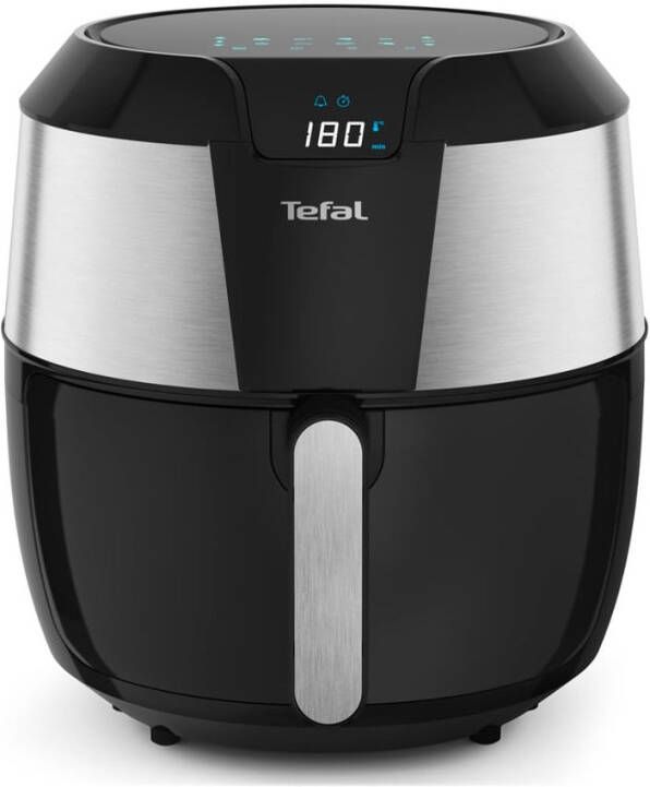 Tefal Airfryer EY701D Easy Fry XXL Inhoud 1, 6 kg, timer, 8 automatische menu's, zwart/edelstaal