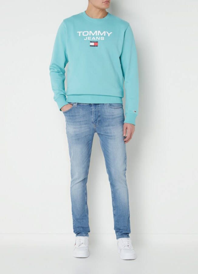 Tommy Hilfiger Sweater van katoen met logoprint