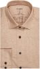 OLYMP Luxor 24/Seven Modern Fit Jersey shirt natuurlijk, Effen online kopen