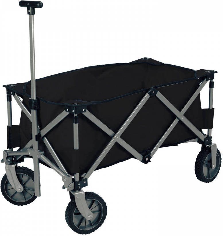 4Goodz Compact Opvouwbare Bolderkar/Bolderwagen 90x49x58 Cm Zwart