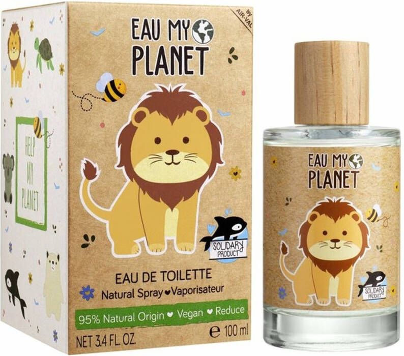 AirVal Eau My Planet Eau De Toilette 100 Ml Parfum Voor Kinderen Vegan & 95% Natuurlijke Ingrediënten