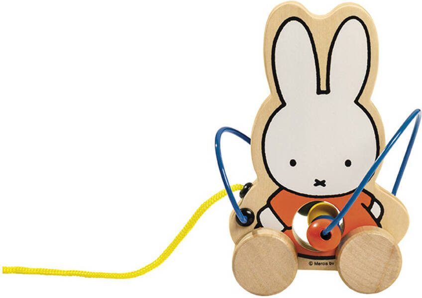 Bambolino Toys Nijntje Trekfiguur Met Kralen