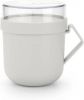 Brabantia Make & Take Soepbeker 0, 6 Liter, Kunststof Light Grey online kopen