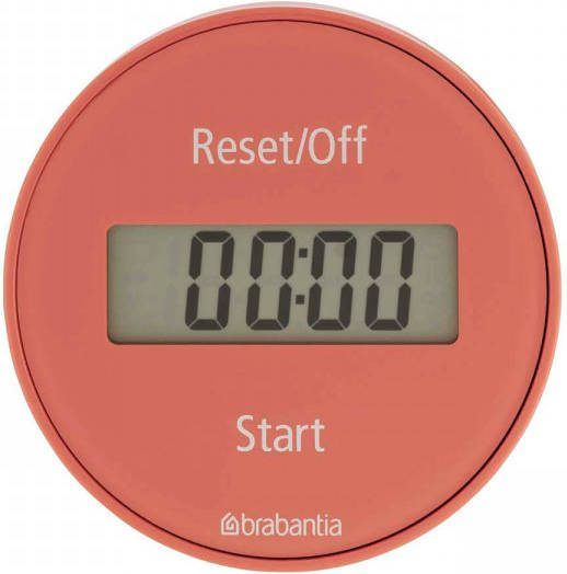 Brabantia Tasty+ Kookwekker Met Magneet Terracotta Pink