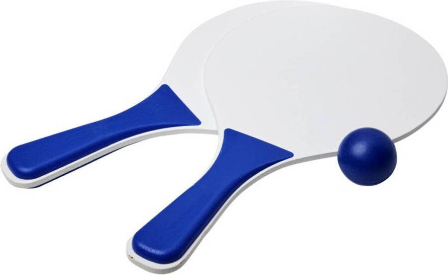 Bullet Blauw/witte Beachball Set Buitenspeelgoed Beachballsets