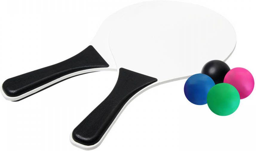 Bullet Zwart/witte Beachball Set Buitenspeelgoed Met Extra Balletjes Beachballsets