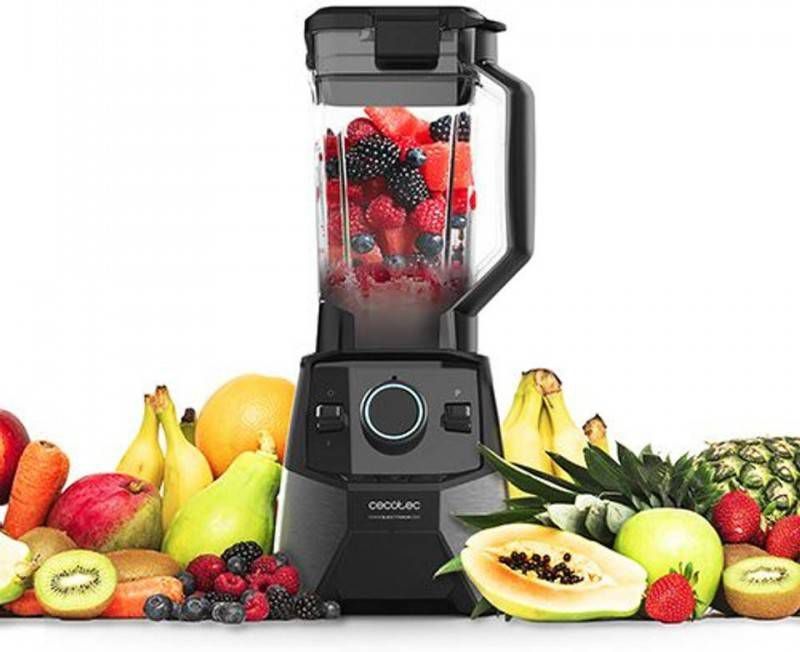 Cecotec Professionele Blender Titanium Messen 2000w Zwart