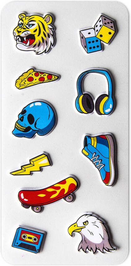 Celly 3d stickers Elektronica Jongens 10 Stuks