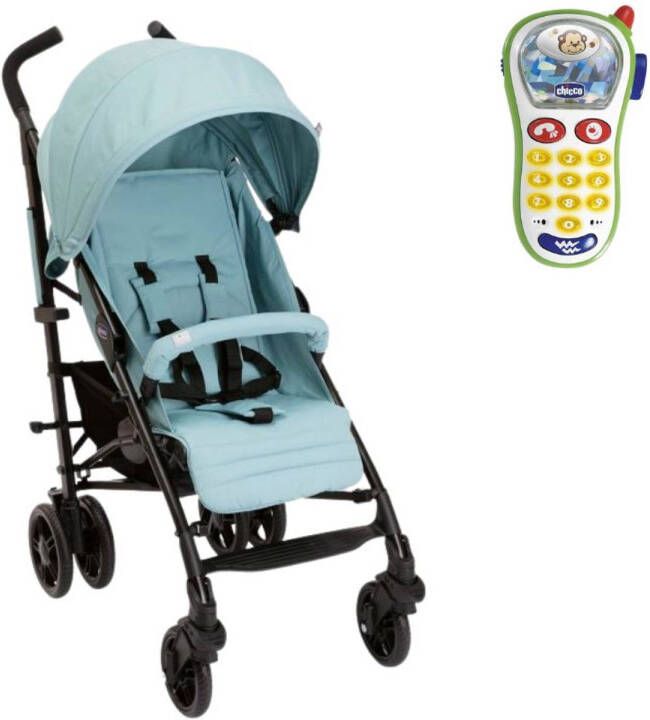 Chicco Bundel Buggy Liteway 4 Hydra & Rammelaar Baby Fototelefoon