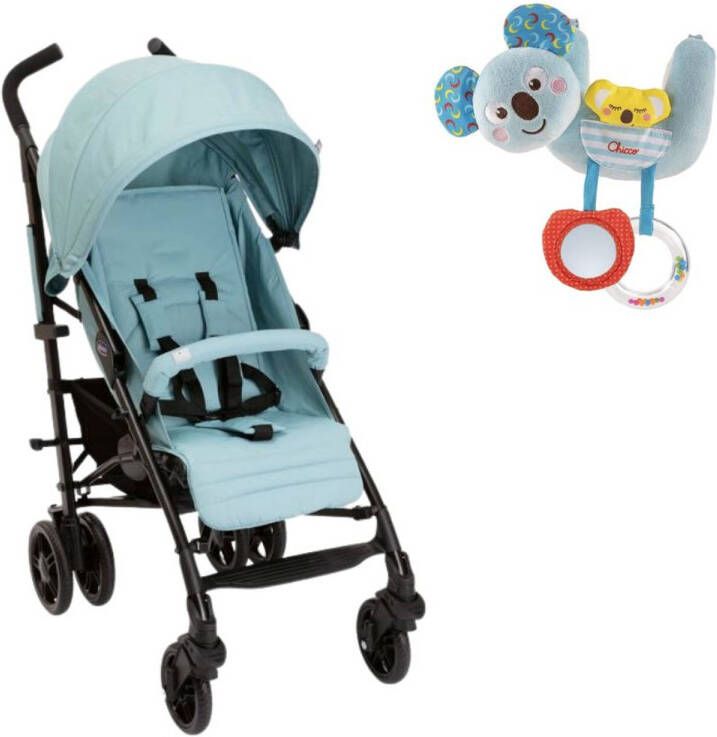 Chicco Bundel Buggy Liteway 4 Hydra & Rammelaar Koalabeer Te Bevestigen Aan Kinderwagen