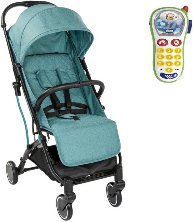 Chicco Bundel Buggy Trolley Me Hydra & Rammelaar Baby Fototelefoon