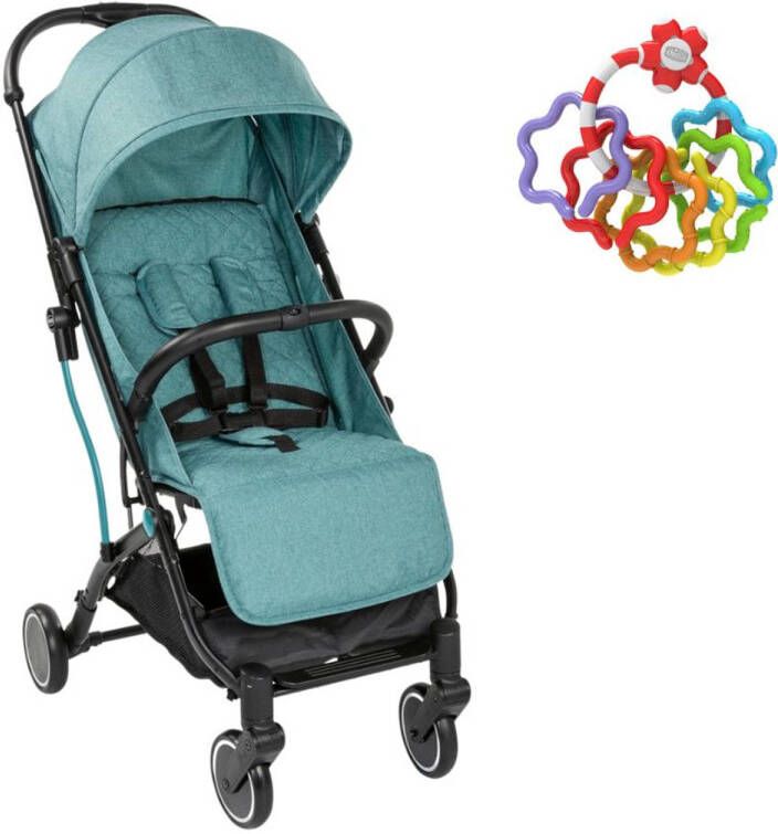 Chicco Bundel Buggy Trolley Me Hydra & Rammelaar Regenboog Speelringen