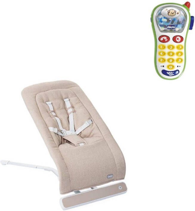Chicco Bundel Wipstoel Relax Rhythm &apos, N&apos, Sound Sand & Rammelaar Baby Fototelefoon