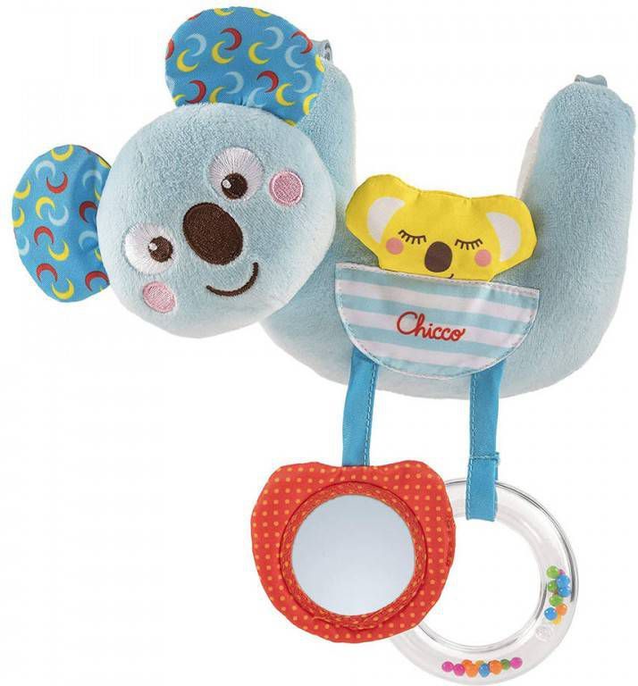 Chicco Rammelaar Koala Junior 20 X 22 Cm Polyester Lichtblauw