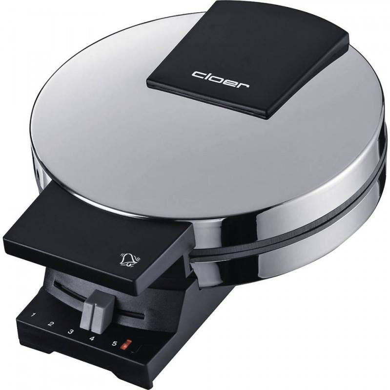 Cloer Oublie Of Ijshoorntjesijzer 285 Voor Wafels Met Diameter 15cm RVS