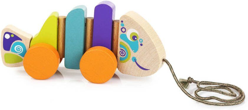 Cubika Houten Trekfiguur Vis