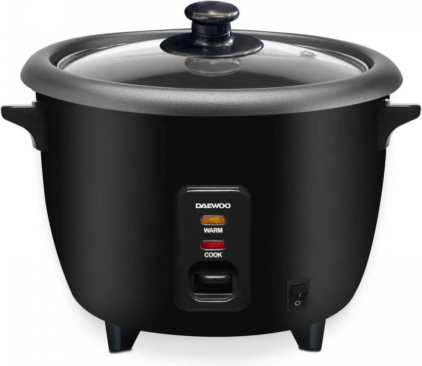 Daewoo Drcooker bk Rijstkoker 400 Watt 1 Liter Zwart