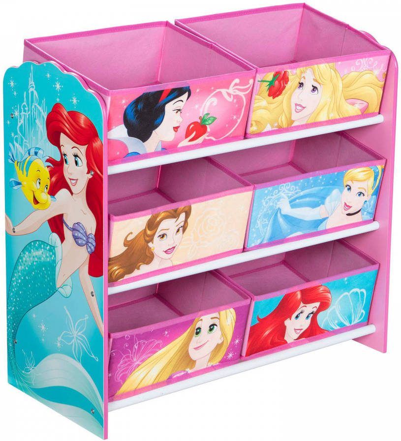 Disney Opbergkast Met 6 Vakken Princess 30x64x60 Cm Opbergbox Princess