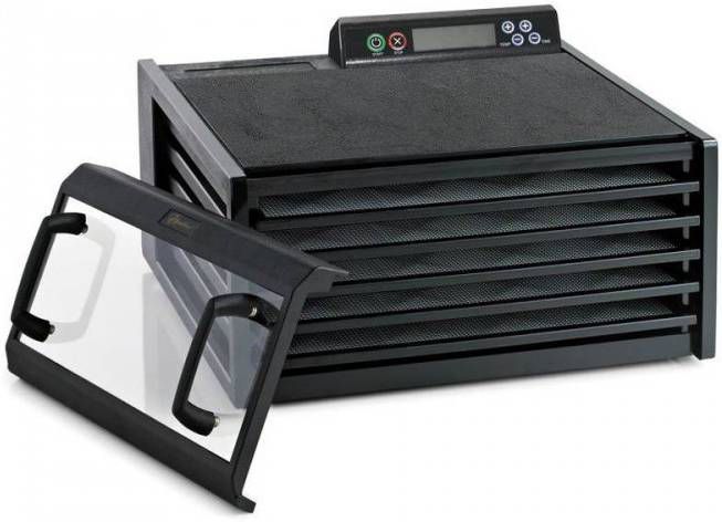 Excalibur 4548cdbf Voedseldroger Droogoven 5 Lades Lcd Display Glazen Deur