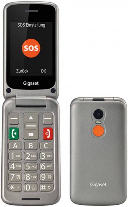 Gigaset GL590 2G CLAMSHELL Mobiele telefoon Grijs