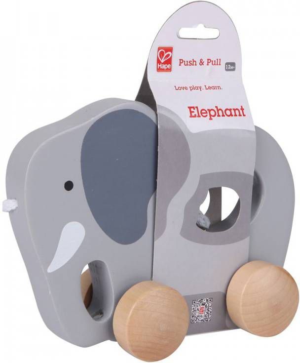 Hape houten trekfiguur olifant